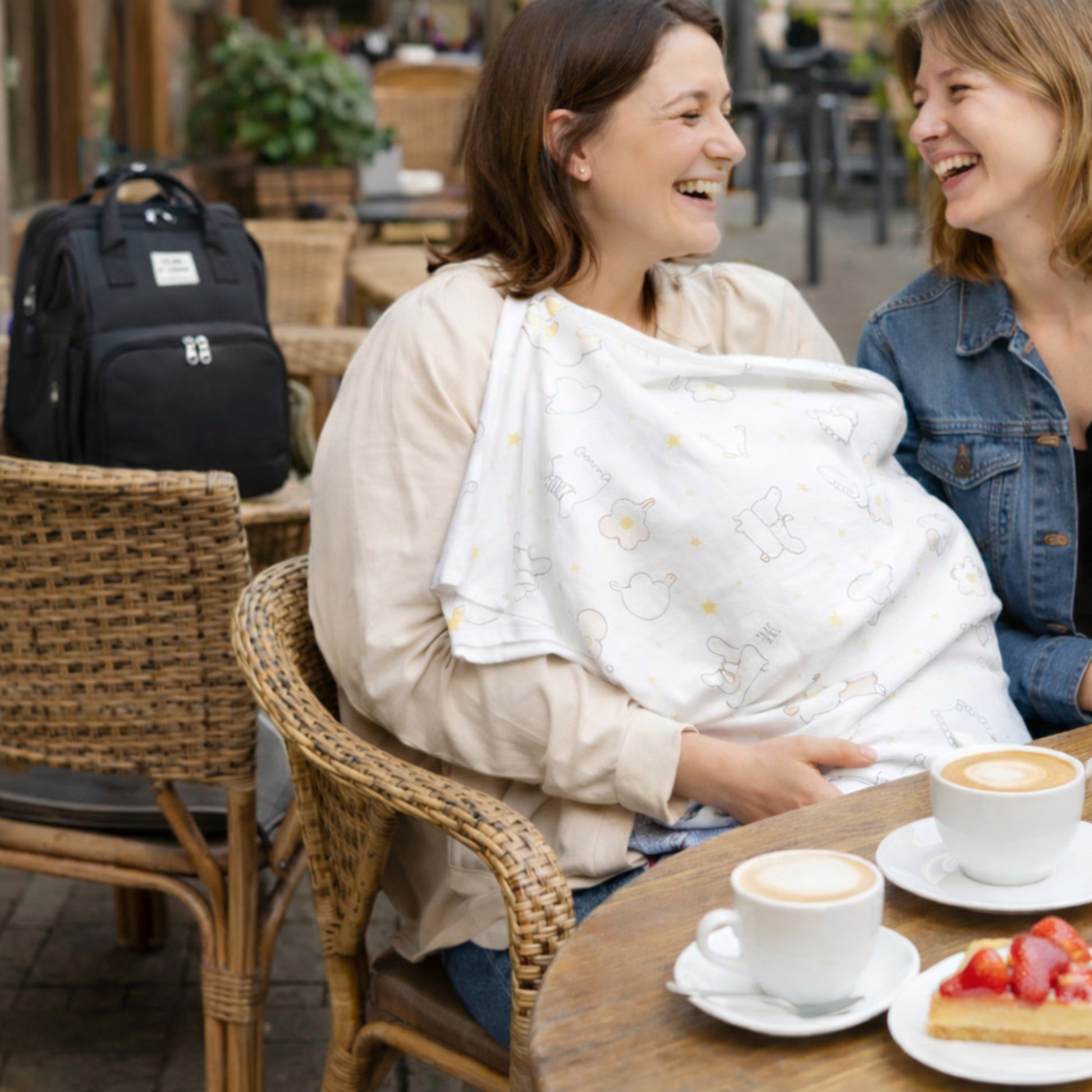 Le sac a dos a langer qui simplifie la vie pour vous laissez passer de beaux moments autour d'un café