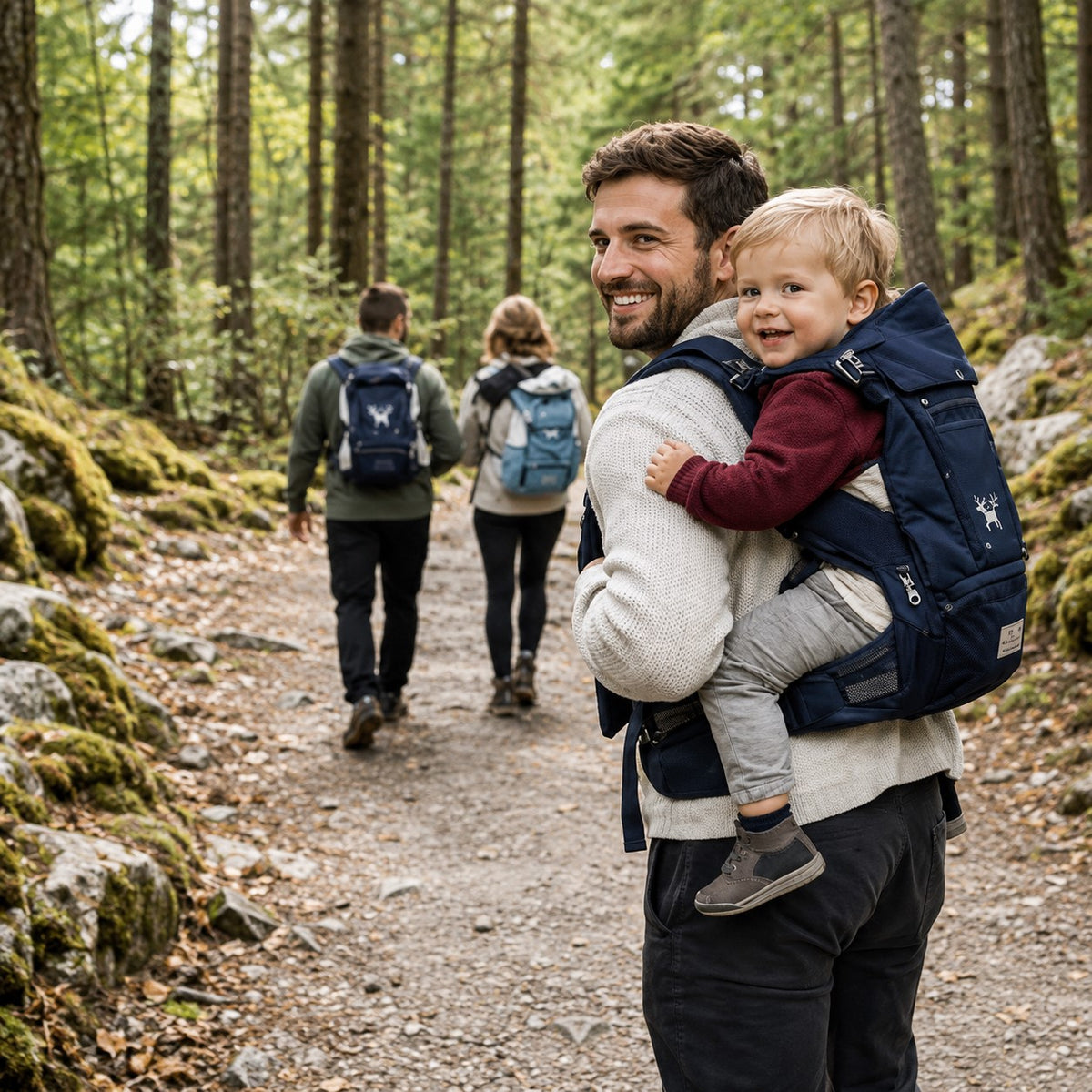 randonnée forêt porte bébé Nidoo