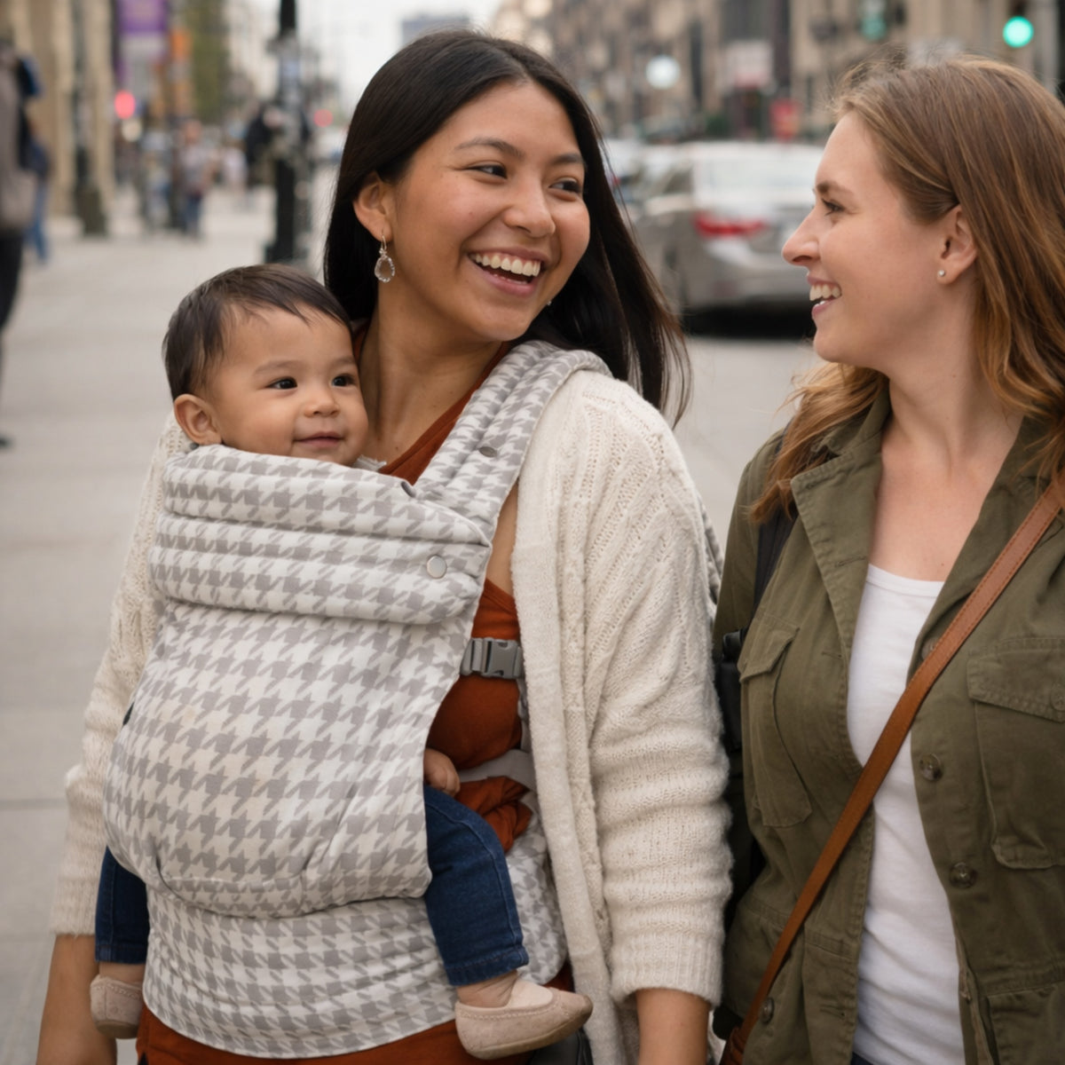 porte bebe Style et Physio maman promenade mains libres 