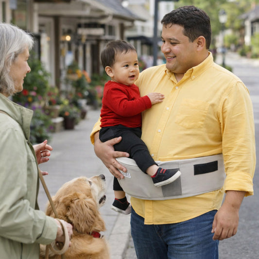 Un porte bébé qui s'ajuste à toutes les tailles afin de faire de belles balades