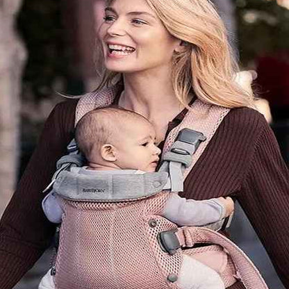 porte bébé rose tendre