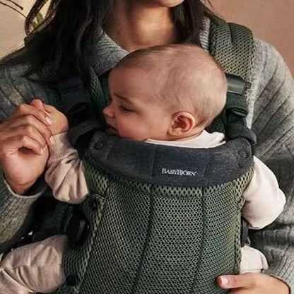 porte bébé de couleur vert