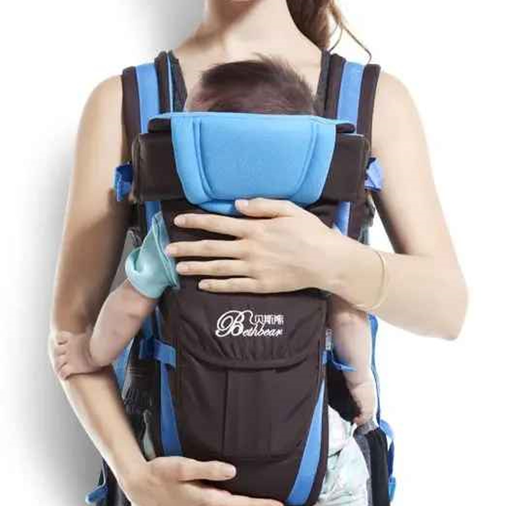 porte bebe dorsaux  bleu