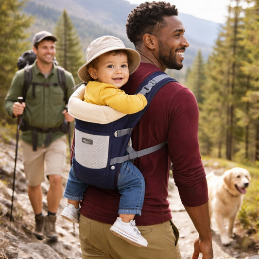 Trekking en montagne avec porte bebe dorsaux