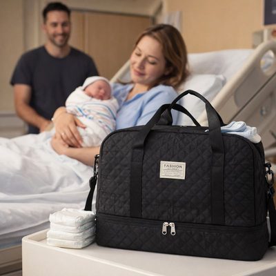 Avoir tous les essentiels à l'arrivée de bébé avec votre sac de naissance