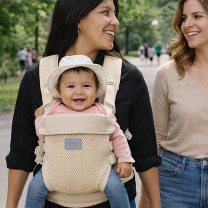 profiter extérieur avec porte bébé Douce Étreinte