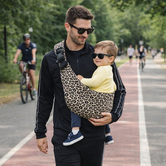 Pourvoir se promener librement sans poussette encombrantes et profiter des belles journées avec bébé c'est merveilleux avec l'echarpe de portage