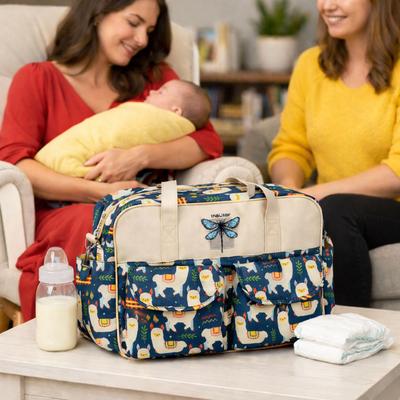 sac à langer bébé L'Excentrik marine visite amicale