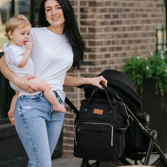 sac a dos a langer Multipoches Imperméables noir