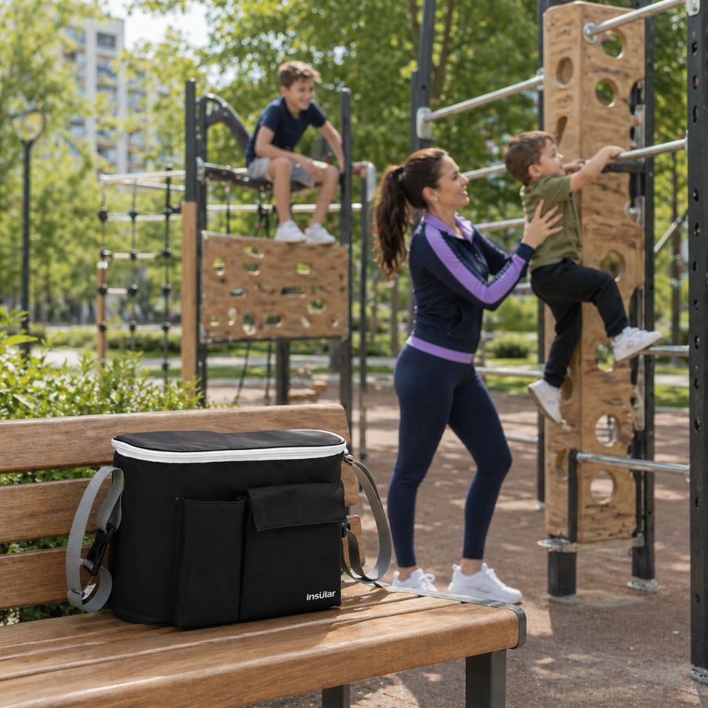 sac a langer petit Soleo noir évolue avec vous