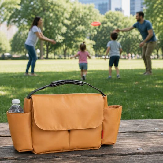 sac a langer petit Timi jaune sortie familiale