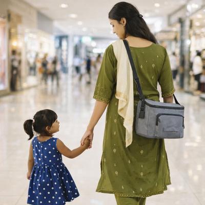 Le sac à langer bébé confortable en bandoulière