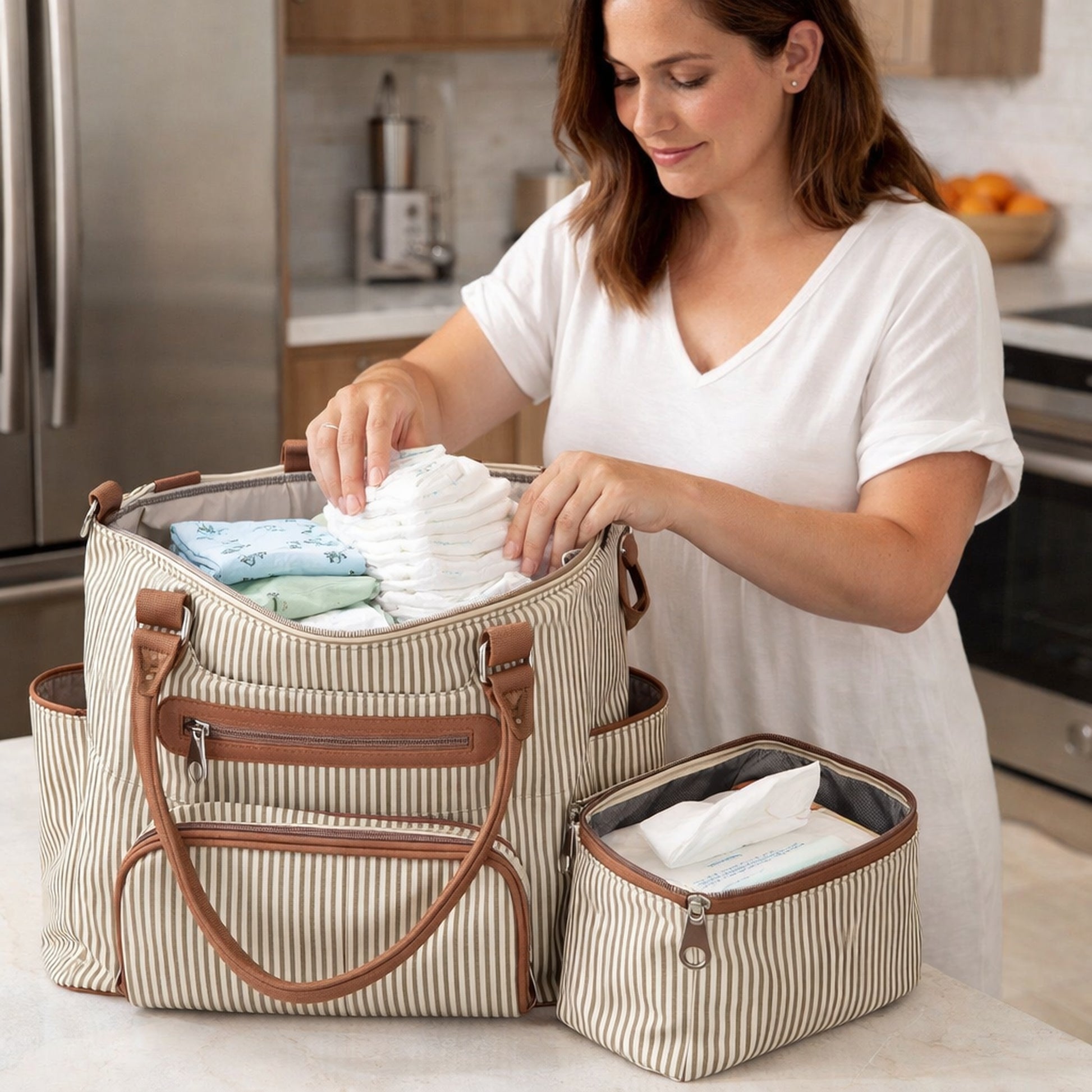 Un sac à langer aux multiples rangements