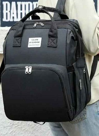 Notre sac a dos a langer de couleur noir