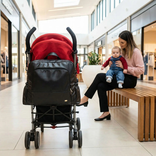 sac a dos bebe s'attache à la poussette et libère vos mains