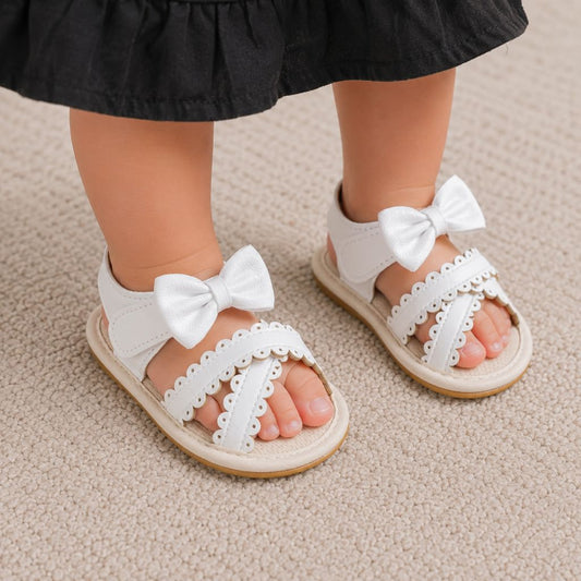 sandale bebe fille Bambi boucle facile enfiler