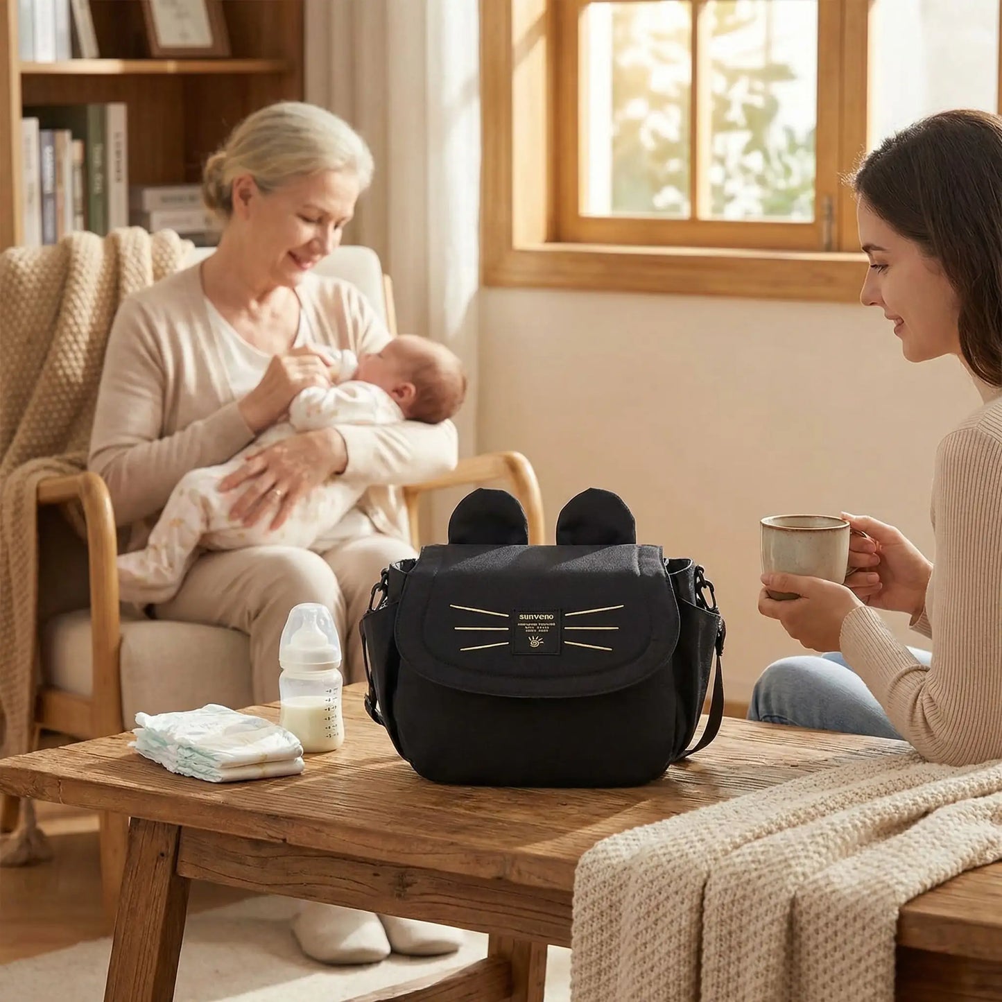 visite mamie mini sac a langer Chac