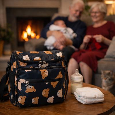 Promenade chez grands-parents mini sac a langer 